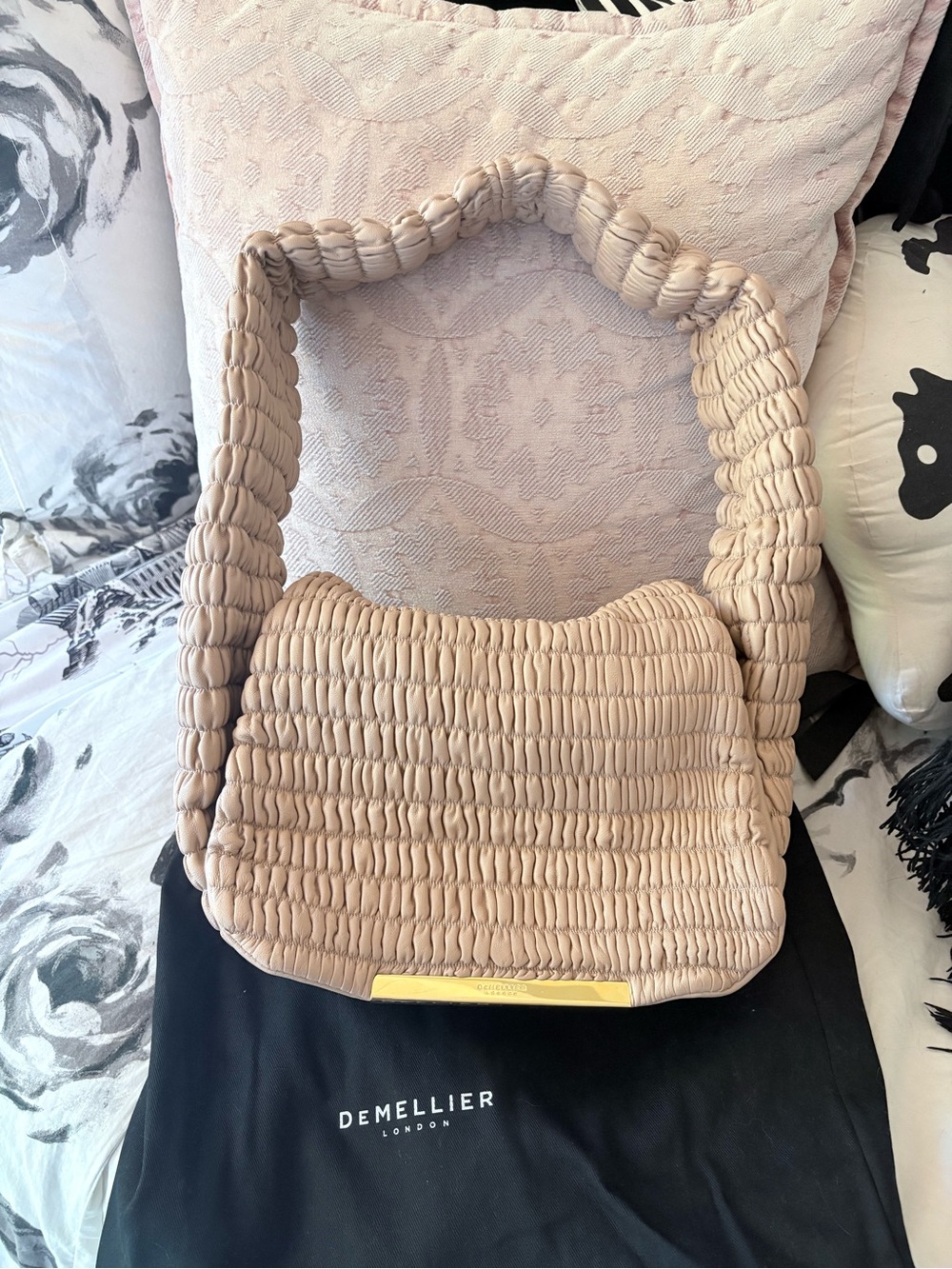DeMellier Lisbon Shoulder bag in tan leather